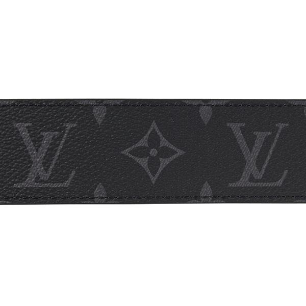 並行輸入 ルイヴィトン ベルト Louis Vuitton モノグラム エクリプス サンチュール・LV イニシアル 40MM リバーシブル M9043Wメンズ グレー ブラック 黒 | LOUIS VUITTON | 05