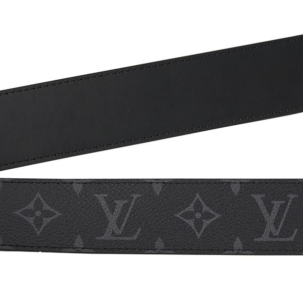 並行輸入 ルイヴィトン ベルト Louis Vuitton モノグラム エクリプス サンチュール・LV イニシアル 40MM リバーシブル M9043Wメンズ グレー ブラック 黒 | LOUIS VUITTON | 06