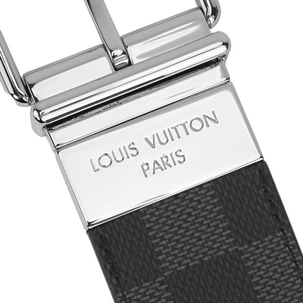 並行輸入 ルイヴィトン ベルト Louis Vuitton ダミエ・グラフィット サンチュール・ダミエプリント 40MM M9156Vメンズ グレー ブラック | LOUIS VUITTON | 04