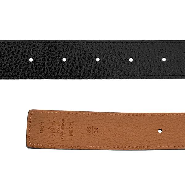 並行輸入 ルイヴィトン ベルト Louis Vuitton モノグラム サンチュール・イニシャル マドレーヌ リバーシブル 30MM M9521Vユニセックス ブラック 黒 | LOUIS VUITTON | 06