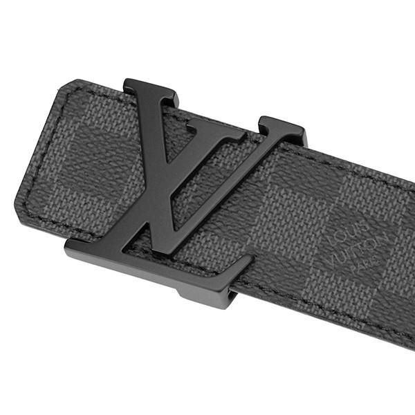 並行輸入 ルイヴィトン ベルト サンチュール・LV イニシアル 40MM M9808V ブラック 黒/グレー 爆買 | LOUIS VUITTON | 02
