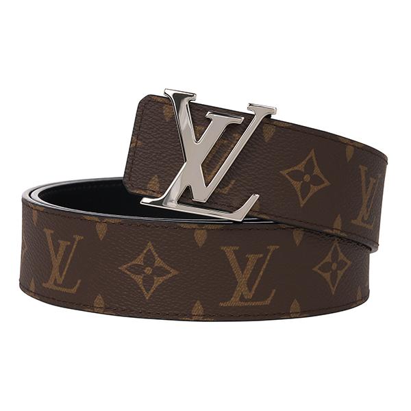 並行輸入 ルイヴィトン ベルト Louis Vuitton モノグラム サンチュール・LV イニシャル 40MM モノグラム M9821Vメンズ ブラウン 茶 | LOUIS VUITTON