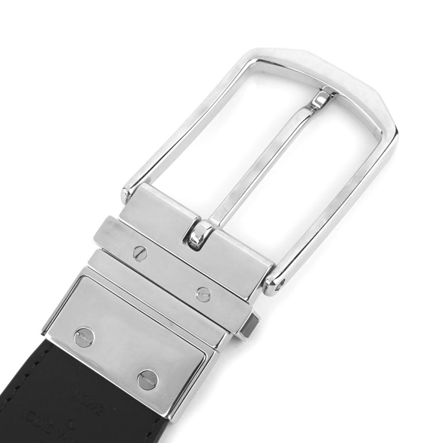 並行輸入 ルイヴィトン ベルト Louis Vuitton ダミエ・アンフィニ サンチュール・スレンダー 35MM リバーシブル M9906Tメンズ ブラック 黒 | LOUIS VUITTON | 04