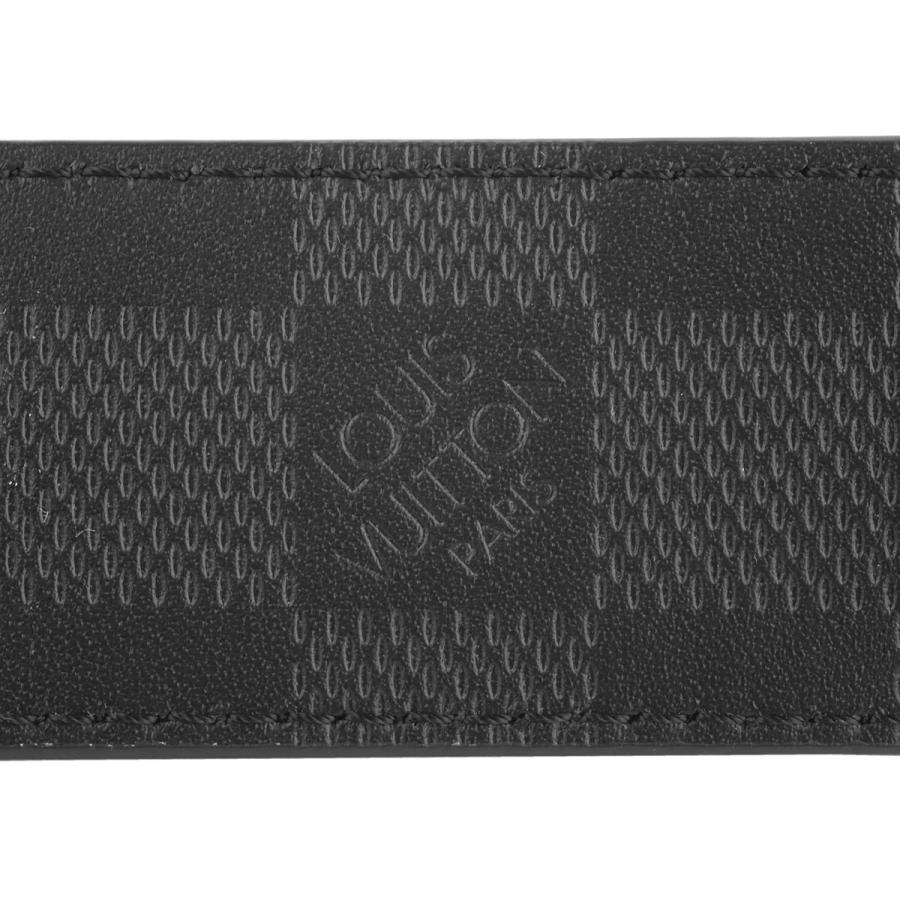 並行輸入 ルイヴィトン ベルト Louis Vuitton ダミエ・アンフィニ サンチュール・スレンダー 35MM リバーシブル M9906Tメンズ ブラック 黒 | LOUIS VUITTON | 07