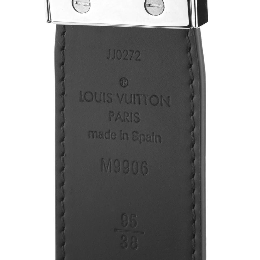 並行輸入 ルイヴィトン ベルト Louis Vuitton ダミエ・アンフィニ サンチュール・スレンダー 35MM リバーシブル M9906Tメンズ ブラック 黒 | LOUIS VUITTON | 08
