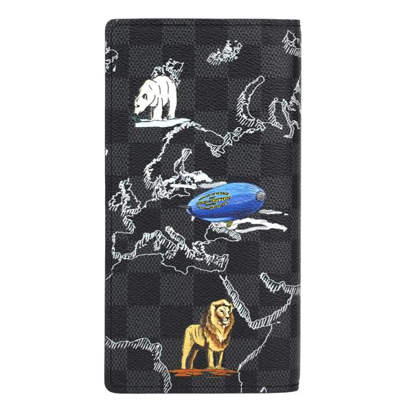 並行輸入 ルイヴィトン  長財布 ダミエ・グラフィット マップ S N40202 グレー 爆買 | LOUIS VUITTON | 01