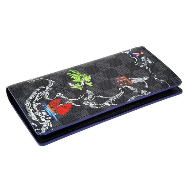 並行輸入 ルイヴィトン  長財布 ダミエ・グラフィット マップ S N40202 グレー 爆買 | LOUIS VUITTON | 02