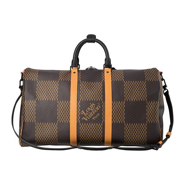 並行輸入 ルイヴィトン  ボストンバッグ ダミエ・エベヌ ジャイアント N40360 ブラウン 茶 爆買 | LOUIS VUITTON | 01