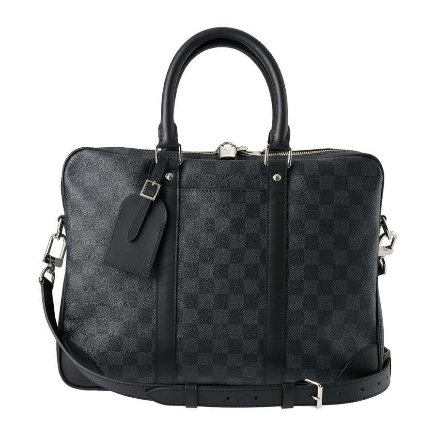 並行輸入 ルイヴィトン ブリーフケース ダミエ グラフィット ポルト ドキュマン・ヴォワヤージュ N40445 | LOUIS VUITTON