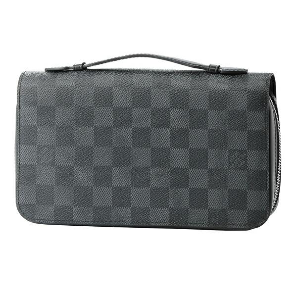 並行輸入 ルイヴィトン  長財布(ラウンドファスナー) ダミエ グラフィット N41503 ブラック 黒 爆買 | LOUIS VUITTON