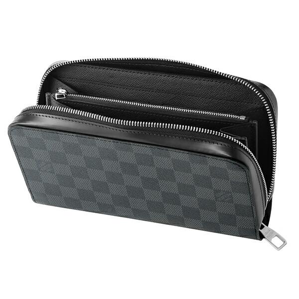 並行輸入 ルイヴィトン  長財布(ラウンドファスナー) ダミエ グラフィット N41503 ブラック 黒 爆買 | LOUIS VUITTON | 03