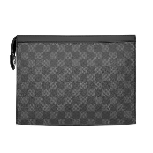 ルイ・ヴィトン ダミエ クラッチバッグ LOUIS VUITTON 【新品同様】ルイヴィトン ダミエグラフィット