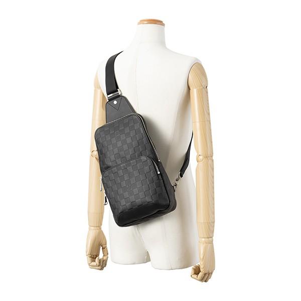 並行輸入 ルイヴィトン ウエストバッグ ボディバッグ Louis Vuitton ダミエ・アンフィニ アヴェニュー・スリングバッグ N41720メンズ ブラック | LOUIS VUITTON | 05