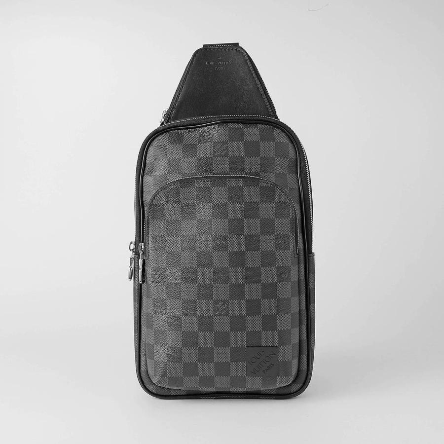 並行輸入 ルイヴィトン ウエストバッグ ボディバッグ Louis Vuitton ダミエ グラフィット アヴェニュー・スリングバッグ N45302メンズ グレー 爆買 | LOUIS VUITTON