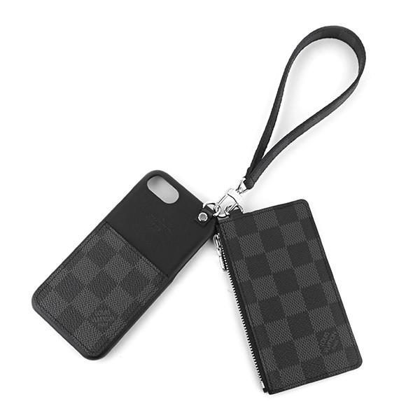 並行輸入 ルイヴィトン スマートフォンケース プレイフォン 8 N60074 ブラック 黒/グレー 爆買 | LOUIS VUITTON
