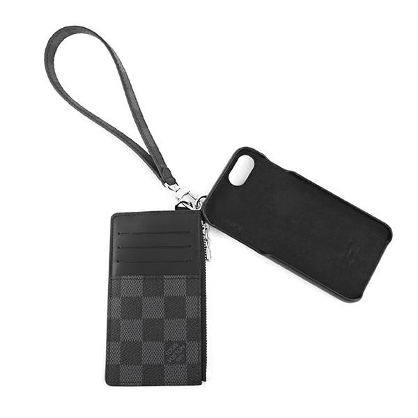 並行輸入 ルイヴィトン スマートフォンケース プレイフォン 8 N60074 ブラック 黒/グレー 爆買 | LOUIS VUITTON | 01