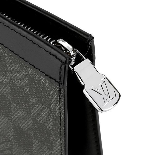 並行輸入 ルイヴィトン クラッチ セカンドバッグ Louis Vuitton ダミエ・グラフィット ポシェット・ヴォワヤージュ MM N60444メンズ グレー | LOUIS VUITTON | 05