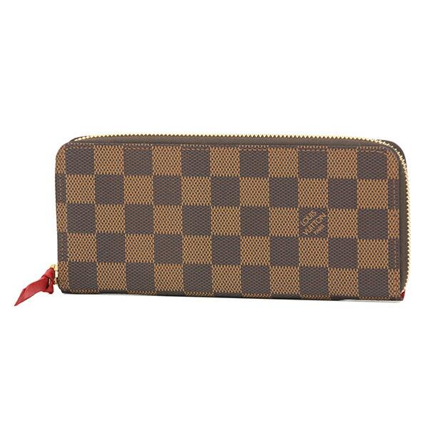 並行輸入 ルイヴィトン 長財布(ラウンドファスナー) Louis Vuitton ダミエ エメヌキャンバス ポルトフォイユ クレマンス N60534ユニセックス ブラウン | LOUIS VUITTON