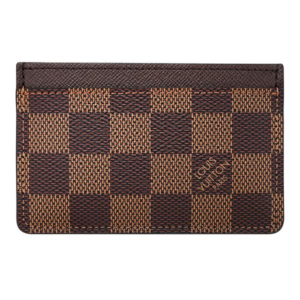 並行輸入 ルイヴィトン カードケース Louis Vuitton ダミエ ポルト カルト・サーンプル N61722ユニセックス ブラウン 茶 | LOUIS VUITTON
