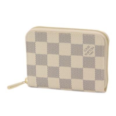 並行輸入 ルイヴィトン  コインケース ダミエ・アズ―ル N63069 ホワイト 白 爆買 | LOUIS VUITTON