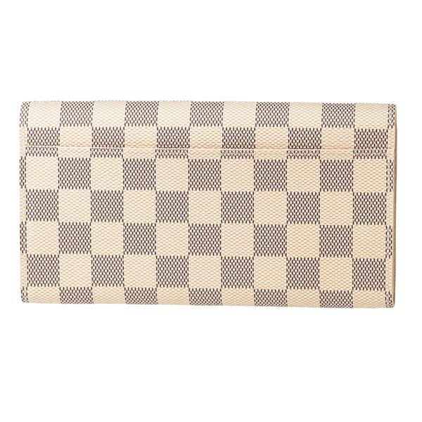 並行輸入 ルイヴィトン 長財布 Louis Vuitton ダミエ・アズール ポルトフォイユ サラ N63208レディース オフホワイト | LOUIS VUITTON | 01