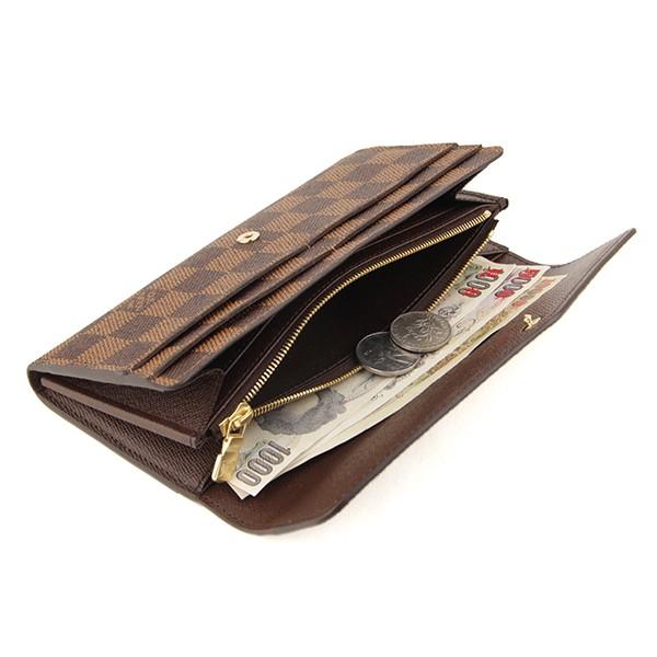 並行輸入 ルイヴィトン 長財布 Louis Vuitton ダミエ ポルトフォイユ・サラ N63209レディース ブラウン | LOUIS VUITTON | 05