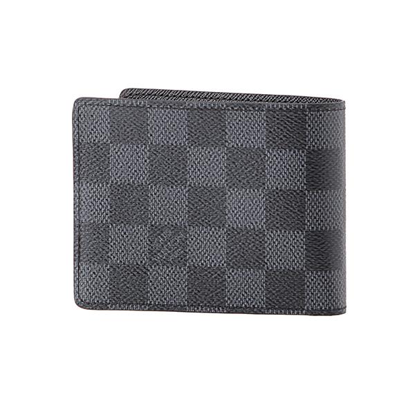 並行輸入 ルイヴィトン 2つ折り財布 Louis Vuitton ダミエ グラフィット ポルトフォイユ・スレンダー N63261メンズ ブラック 黒 | LOUIS VUITTON | 01