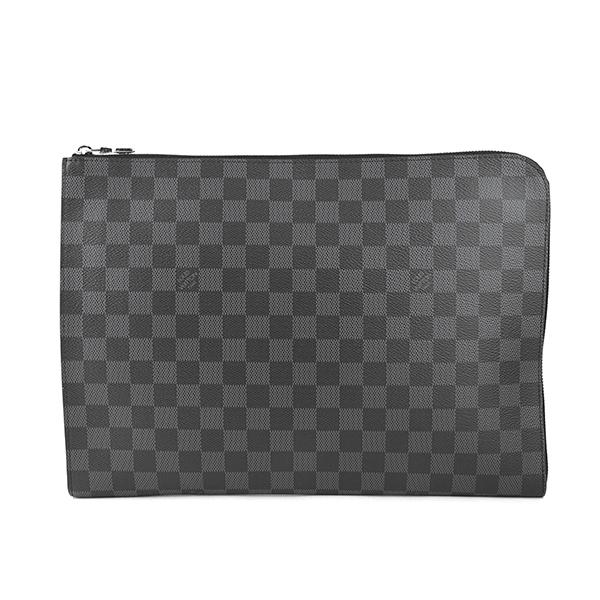 ルイヴィトン Louis ポーチ ブランドストリートリングのルイヴィトン メンズファッション グレー Louis Vuitton N