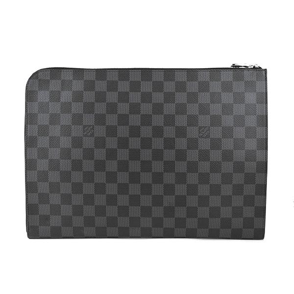並行輸入 ルイヴィトン ポーチ Louis Vuitton ダミエ・グラフィット ポシェット・ジュール GM NM N64437メンズ グレー | LOUIS VUITTON | 01
