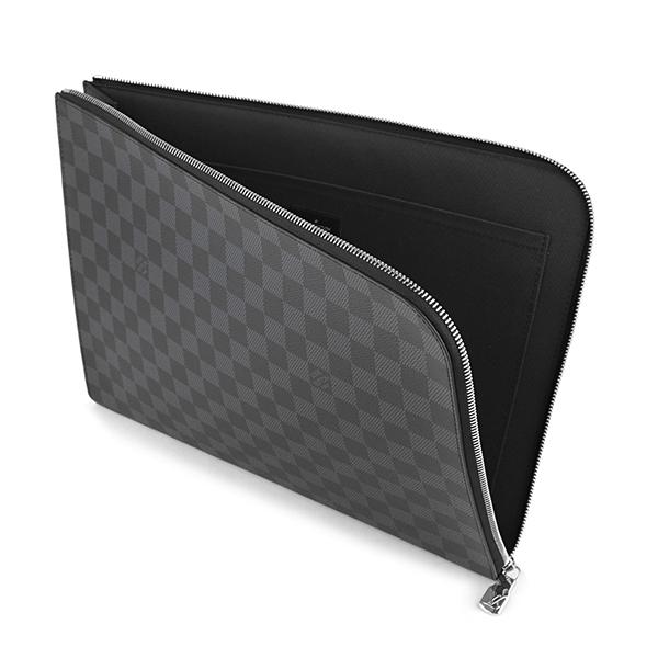 並行輸入 ルイヴィトン ポーチ Louis Vuitton ダミエ・グラフィット ポシェット・ジュール GM NM N64437メンズ グレー | LOUIS VUITTON | 03
