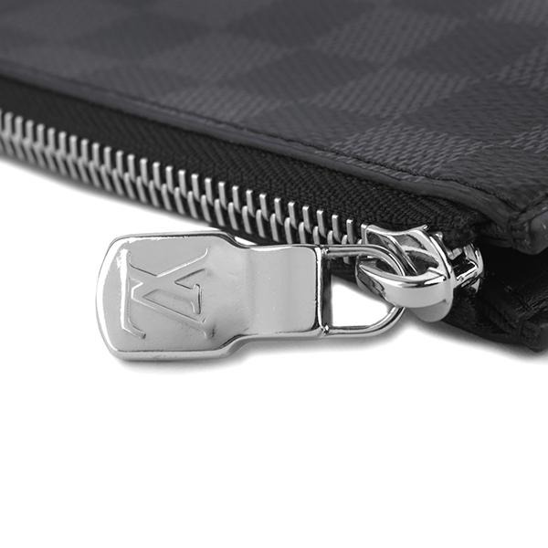 並行輸入 ルイヴィトン ポーチ Louis Vuitton ダミエ・グラフィット ポシェット・ジュール GM NM N64437メンズ グレー | LOUIS VUITTON | 08