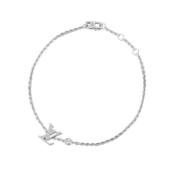 並行輸入 ルイヴィトン ブレスレット Louis Vuitton ブロッサム LV ブラスレ イディール Q95581レディース ホワイトゴールド 金 | LOUIS VUITTON