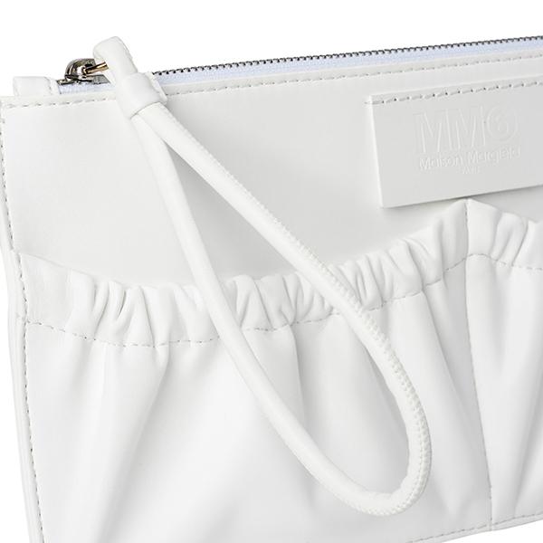 MM6 MaisonMargiela マルジェラのクラッチバッグ(白) Maison Margiela（メゾンマルジェラ） 並行輸入 エムエムシックス