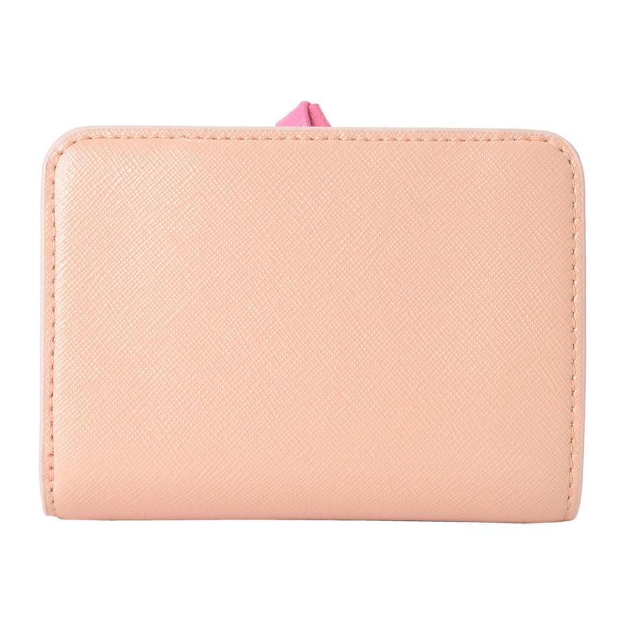 【美品】マークジェイコブス 二つ折り財布 レザー ラウンドファスナー ピンク MARC JACOBS（マーク・ジェイコブス） 財布 二つ折り財布 S101L01SP21