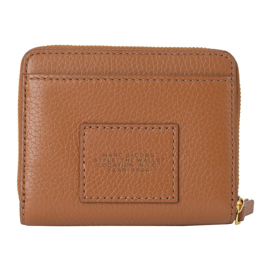 MARC JACOBSマークジェイコブス 折財布 二つ折り レザー ブロンズ MARC JACOBS マークジェイコブス 二つ折り財布 スナップショット