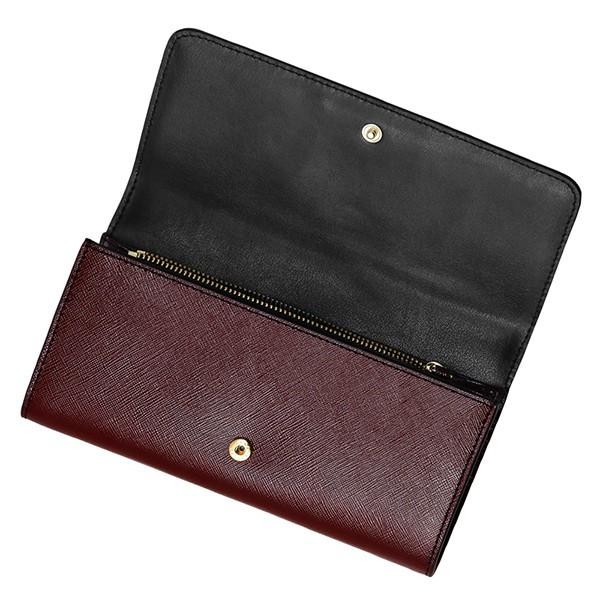 並行輸入 マークジェイコブス 長財布 フラップ コンチネンタル M0013332 002 ブラック 黒/ボルドー系 爆買 | MARC JACOBS | 04