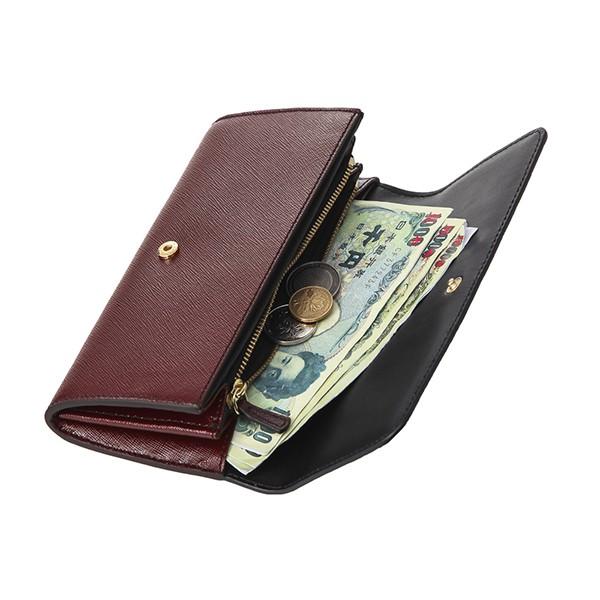 並行輸入 マークジェイコブス 長財布 フラップ コンチネンタル M0013332 002 ブラック 黒/ボルドー系 爆買 | MARC JACOBS | 06