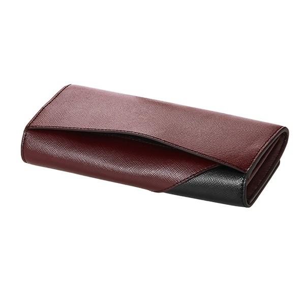 並行輸入 マークジェイコブス 長財布 フラップ コンチネンタル M0013332 002 ブラック 黒/ボルドー系 爆買 | MARC JACOBS | 07