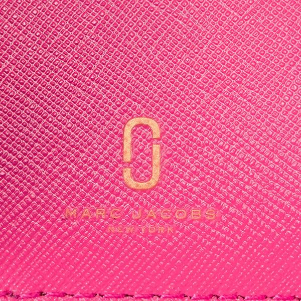 新品未使用 Marc Jacobs キーケース ピンク 未使用級✨マークジェイコブス 6連キーケース バイカラー ピンク
