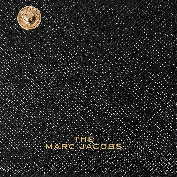 並行輸入 マークジェイコブス 2つ折り財布 MARC JACOBS ザ スナップショット M0013360 136レディース ホワイト 白 ブラック 黒 | MARC JACOBS | 08