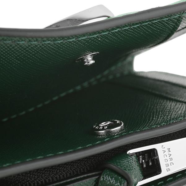 並行輸入 マークジェイコブス 2つ折り財布 MARC JACOBS ザ スナップショット M0013360 361レディース グリーン 緑 | MARC JACOBS | 06