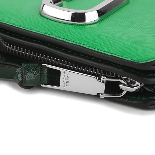 並行輸入 マークジェイコブス 2つ折り財布 MARC JACOBS ザ スナップショット M0013360 361レディース グリーン 緑 | MARC JACOBS | 07