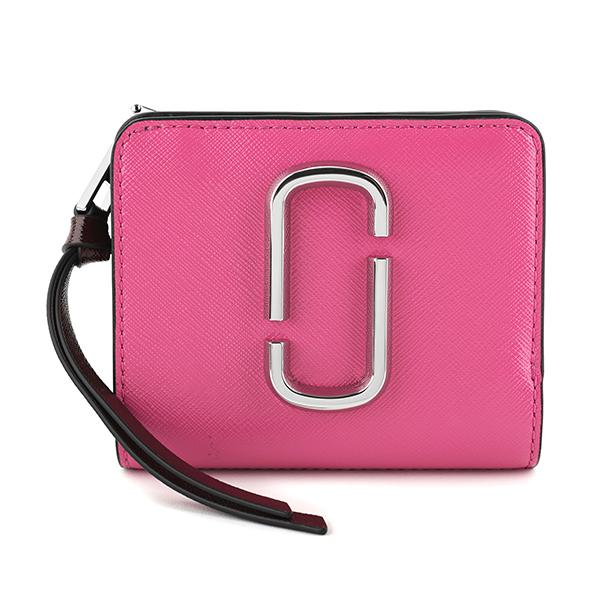並行輸入 マークジェイコブス 2つ折り財布 MARC JACOBS ザ スナップショット M0013360 663レディース ピンク | MARC JACOBS