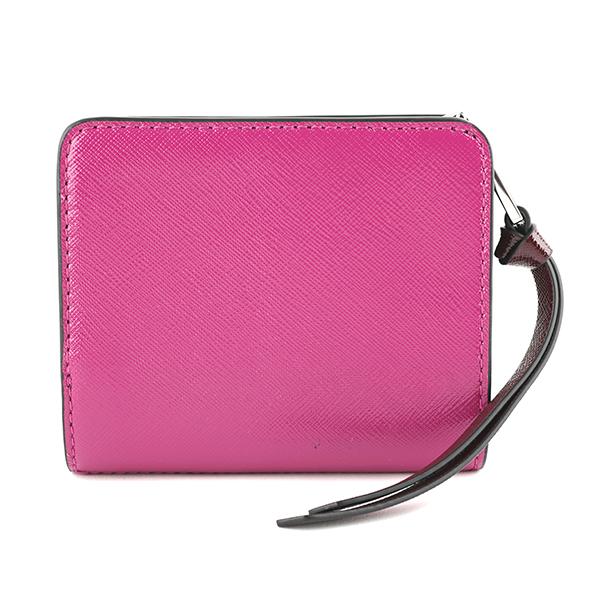 並行輸入 マークジェイコブス 2つ折り財布 MARC JACOBS ザ スナップショット M0013360 663レディース ピンク | MARC JACOBS | 01