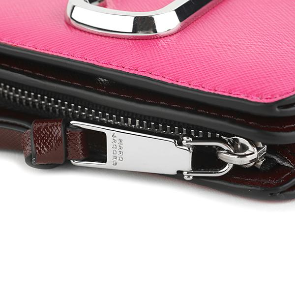 並行輸入 マークジェイコブス 2つ折り財布 MARC JACOBS ザ スナップショット M0013360 663レディース ピンク | MARC JACOBS | 07