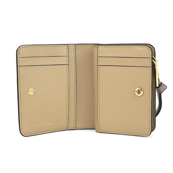 並行輸入 マークジェイコブス 2つ折り財布 MARC JACOBS スナップショット M0013360 745レディース イエロー 黄 ライトベージュ | MARC JACOBS | 03