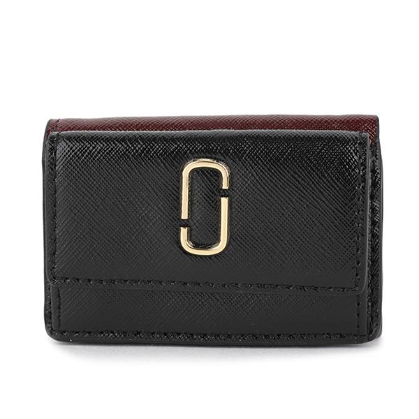 並行輸入 マークジェイコブス 3つ折り財布 MARC JACOBS スナップショット M0013597 014レディース ブラック | MARC JACOBS | 09