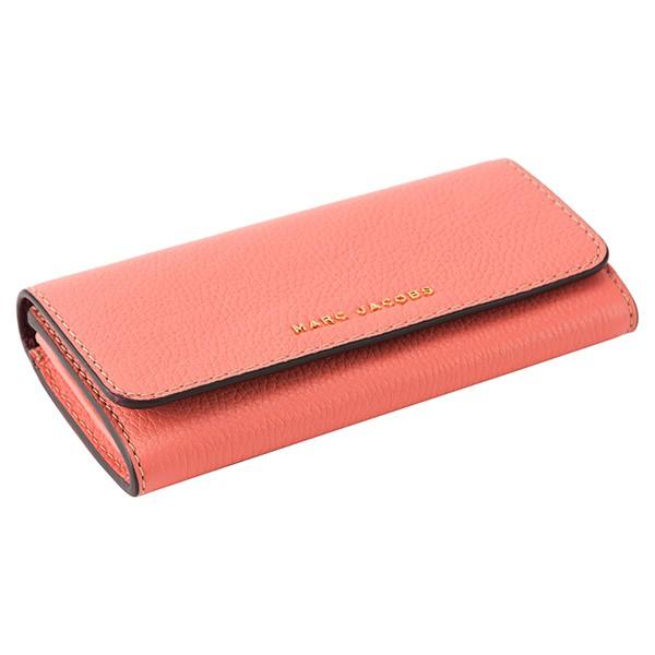 並行輸入 マークジェイコブス 長財布 フラップ コンチネンタル ウォレット M0013660 653 コーラルピンク 爆買 | MARC JACOBS | 02
