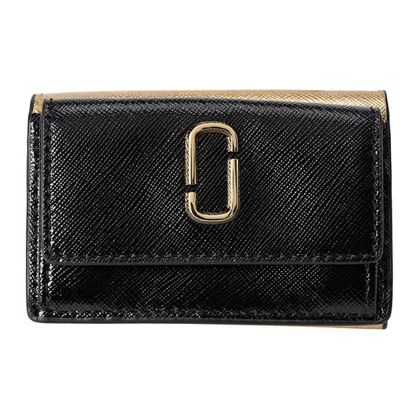 MARC JACOBS 並行輸入 マークジェイコブス 3つ折り財布 ブラック