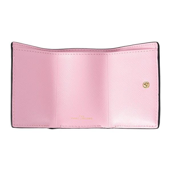 MARC JACOBS 並行輸入 マークジェイコブス 3つ折り財布 ブラック